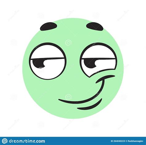 Scheming Emoticon Cartoon Vector | CartoonDealer.com #128099137