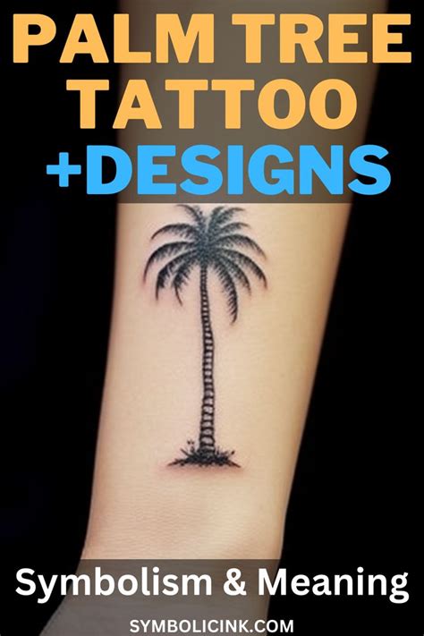 Palm Tree Tattoo Meaning: The Symbolism Behind This Iconic Design | Palm tree tattoo, Tree ...