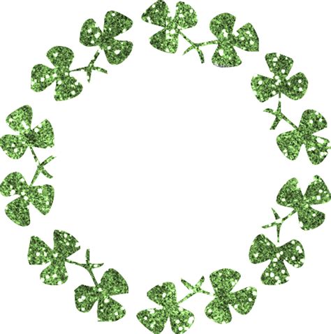 Transparent Shamrock Wreath Clipart - Go Images S