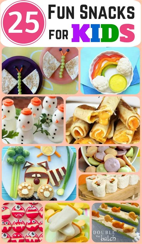 25 Fun and Healthy Snacks For Kids - Creative Snacks For Kids