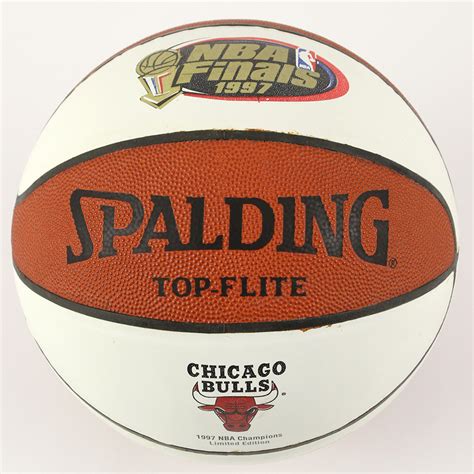 Lot Detail - 1997 Chicago Bulls NBA Champions Commemorative Spalding ...