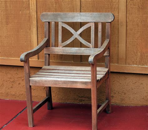 Wooden Patio Chair Free Stock Photo - Public Domain Pictures