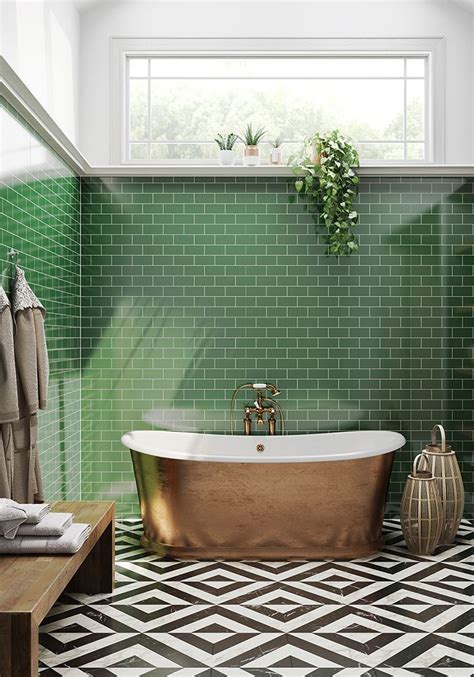 10+ Green Subway Tile Bathroom – DECOOMO