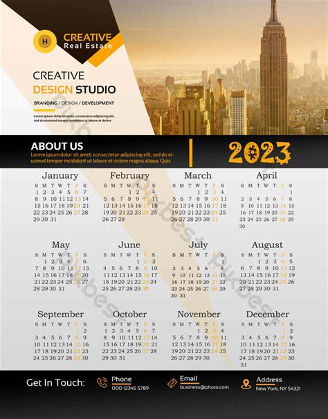 Company Business Calendar Design Template | PSD Free Download - Pikbest