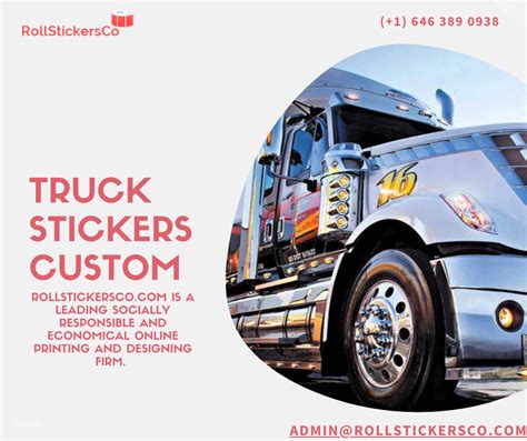 Truck Roll Stickers | Custom Truck Roll Stickers | Decal Rolls | by ...