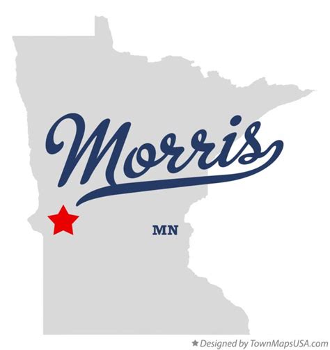 Map of Morris, MN, Minnesota