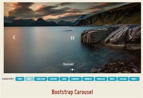 Bootstrap Carousel Slide