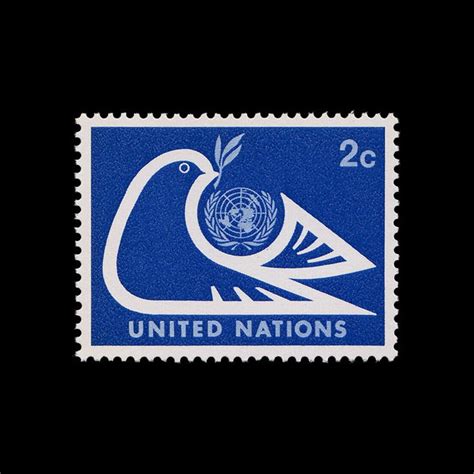 UN Peace Dove, 1970s. | Stamp, Postage stamps, Postage