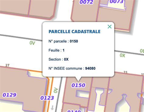 Plan cadastral avec référence et surface: Outils gratuits – investisseur.io