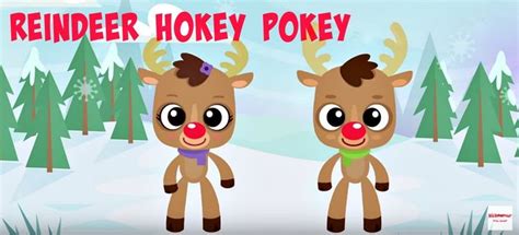 Reindeer Pokey | Christmas Songs for Children in 2020 | Christmas songs ...