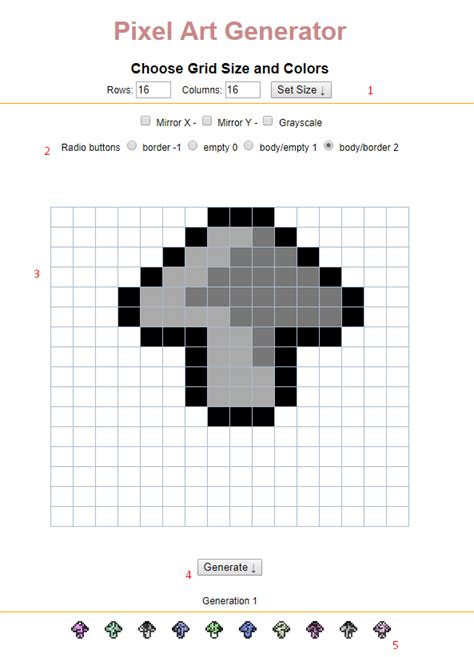 GitHub - LAGameStudio/pixel-art-generator: A free web-based tool for ...