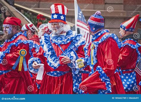 Mummers Day Parade American Patriotic Costume Editorial Stock Image ...