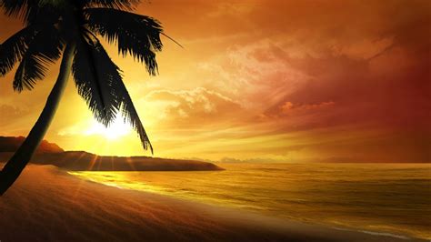 Animated Background Sunset HD - YouTube