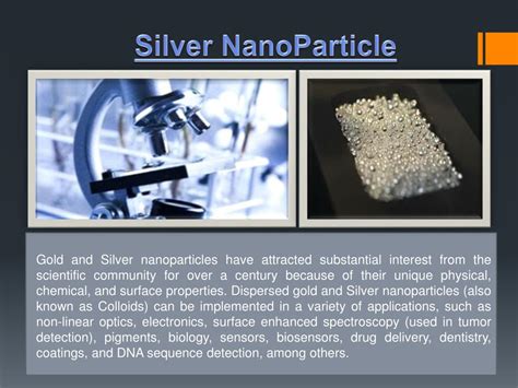 PPT - Industrial Silver Nanoparticle Applications PowerPoint Presentation - ID:5383895