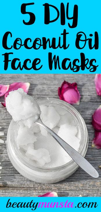 5 Coconut Oil Face Mask Recipes - beautymunsta - free natural beauty hacks and more!