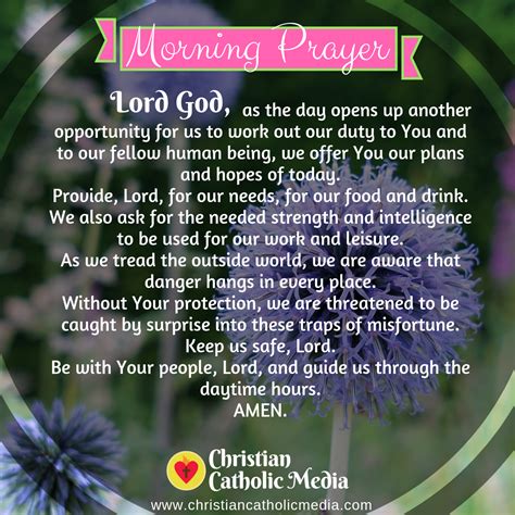 Morning Prayer Catholic Saturday 3-28-2020 – Christian Catholic Media