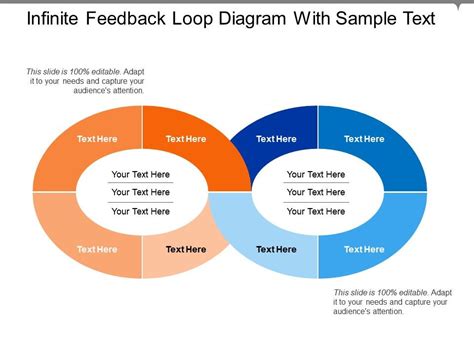 Infinite Feedback Loop Diagram With Sample Text | PowerPoint Slide Images | PPT Design Templates ...