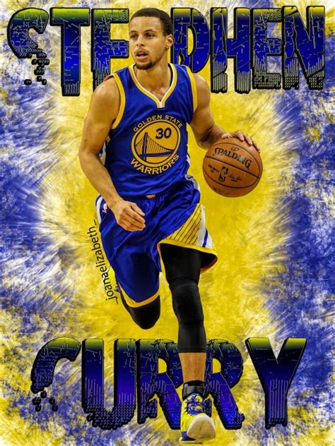 Stephen Curry Golden State Warriors Poster by SportsDesignbyJoanna