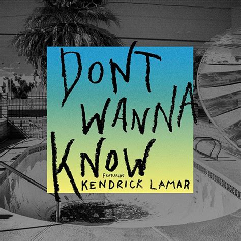 Listen to Maroon 5's "Don't Wanna Know" With Kendrick Lamar