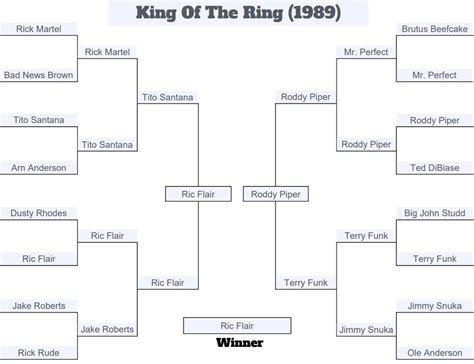 King Of The Ring Brackets (1989) : r/FantasyBookers