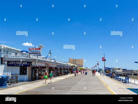 The boardwalk in North Wildwood, Cape May County, New Jersey, USA Stock Photo - Alamy