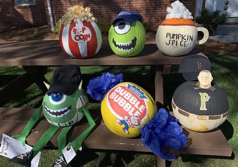 Halloween Contest: Pfeiffer University Softball Players’ Painted Pumpkins… You Pick the Best ...