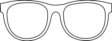 Outline clipart sunglasses, Outline sunglasses Transparent FREE for ...