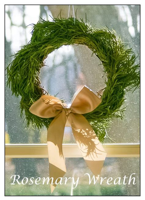 How to Make Rosemary Wreath - A Healthy Life For Me