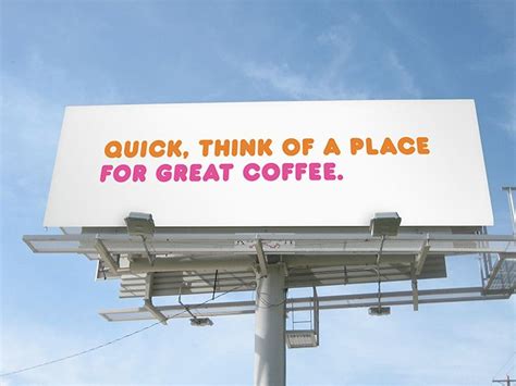 Quiz Billboard with No Identifier, No Logo | Dunkin Donut - THE BIG AD