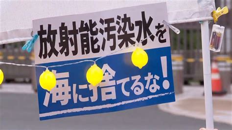 Japanese people protest against nuclear wastewater disposal plan ...