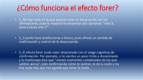 EFECTO FORER PDF