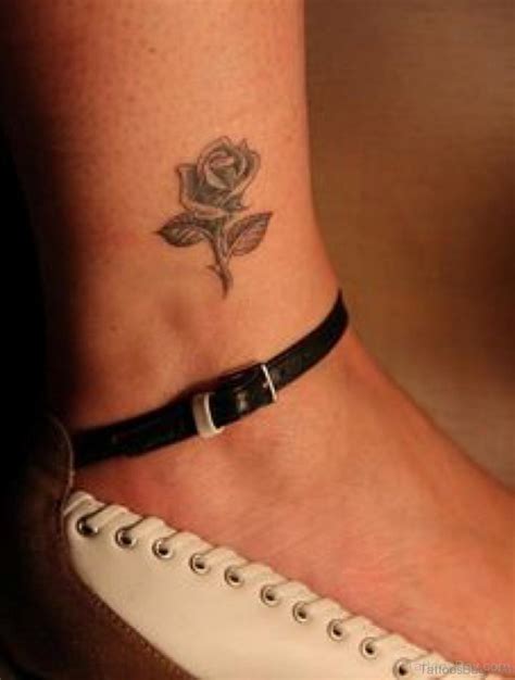 41Good Looking Rose Tattoos For Ankle - Tattoo Designs – TattoosBag.com