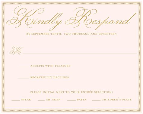 Wedding RSVP Card Etiquette and Wording Examples You Can Copy and Paste ...