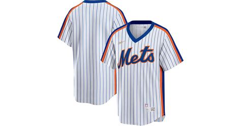 Nike Mets Cooperstown Jersey in Blue for Men | Lyst