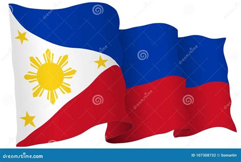 Old Philippines Flag Waving Royalty-Free Stock Image | CartoonDealer ...