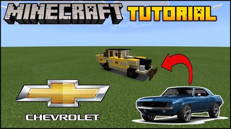 Minecraft Muscle Car- How To Build A 1969 Camaro SS Minecraft Car Tutorial - YouTube