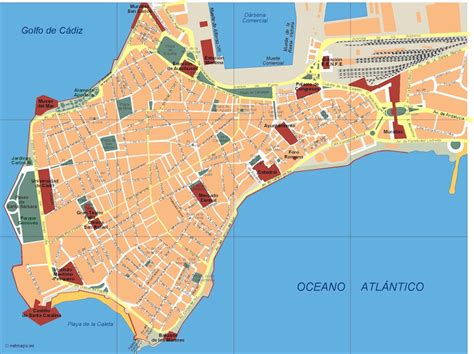 Cadiz Vector map. Eps Illustrator Map | Vector World Maps