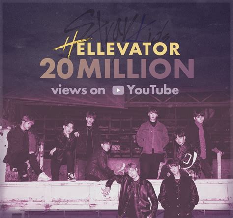 Stray Kids â€“ Hellevator Hits 20 Million views! - Music - OneHallyu