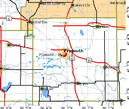 Plymouth, Indiana (IN 46563) profile: population, maps, real estate, averages, homes, statistics ...