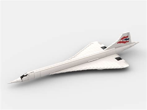 LEGO MOC Concorde (Building instructions only) by bru_bri_mocs | Rebrickable - Build with LEGO