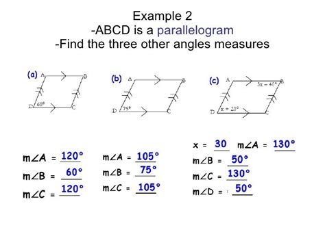 8 2 Using Properties Of Parallelograms