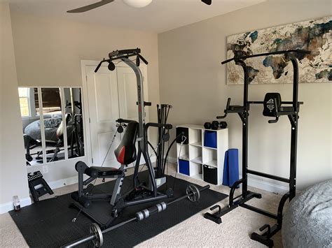 Basic home gym setup, still something though. : r/homegym