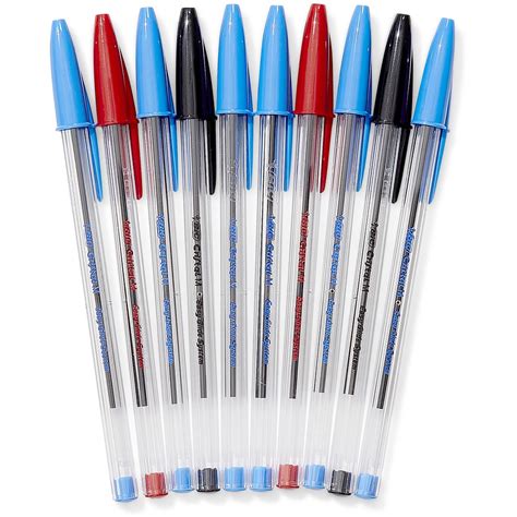 Bic Cristal Original Pens 10 Pack - Multi | BIG W