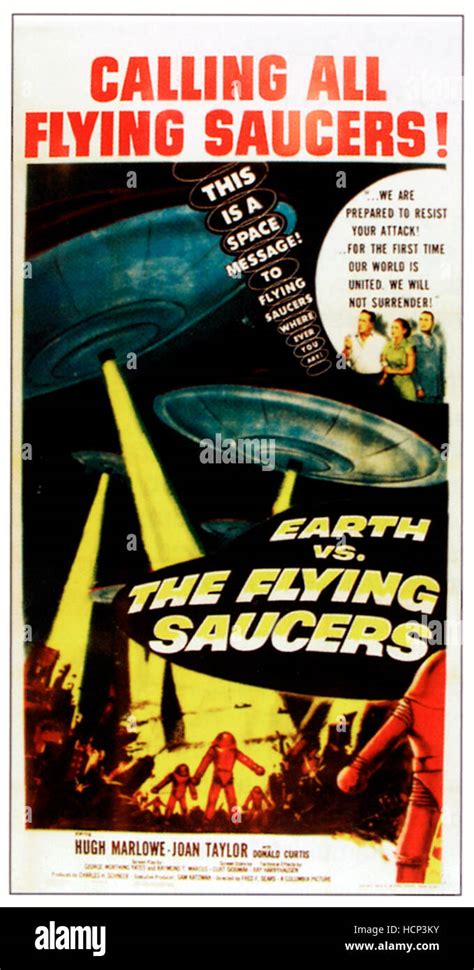 EARTH VS. THE FLYING SAUCERS, 1956 Stock Photo - Alamy