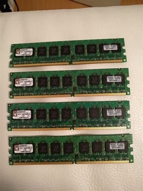 1 Gb RAM ECC 240-Pin DDR2 SDRAM, disponible 4x1Gb de segunda mano por 15 EUR en Madrid en WALLAPOP