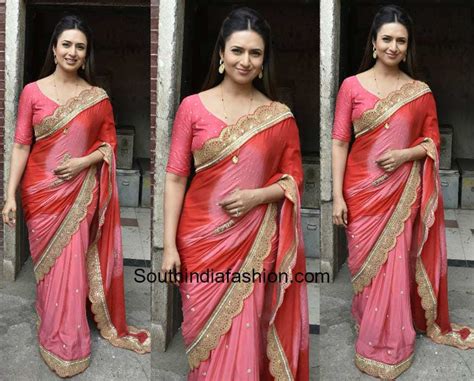 Divyanka Tripathi's Saree Look – South India Fashion