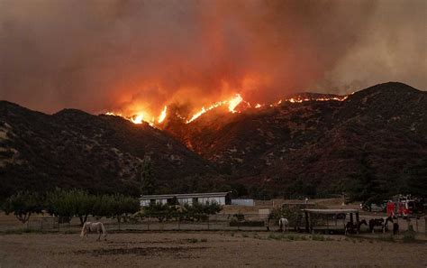 Arde sin control incendio forestal en California