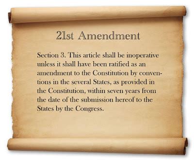 Me, Myself and the Constitution: Amendment #21