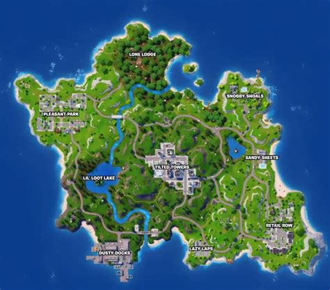 Fortnite OG Reload Map and Locations