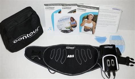 Contour Core Sculpting Abdominal Exerciser Ab Belt, Gel Pads, DVD | Ab belt, Contour abs, Abs